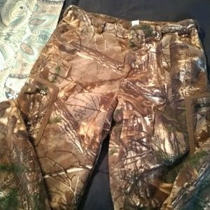 Cabelas Fleece Camo Pants